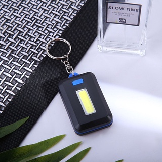 Móc khóa đèn pin mini cob led 3 chế độ