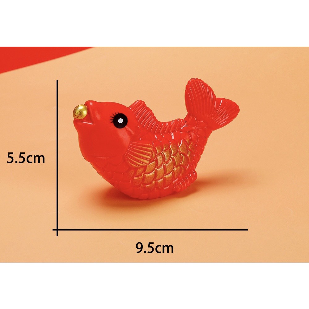 5 Cá chép đỏ (nhựa)-Q5497