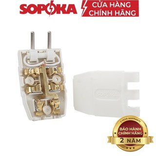 Ổ CHIA ĐIỆN/ PHÍCH CẮM ĐIỆN THÔNG MINH 1 CHIA RA 3 SOPOKA CHỊU TẢI 2200W