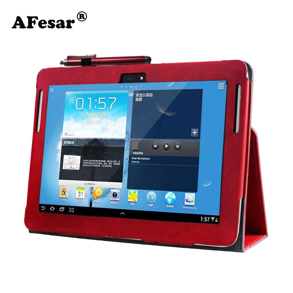 Bao da máy tính bảng màu trơn thiết kế sang trọng cho Samsung Galaxy Note 10.1(2012) GT-N8000 N8010 N8013 N8020 | BigBuy360 - bigbuy360.vn