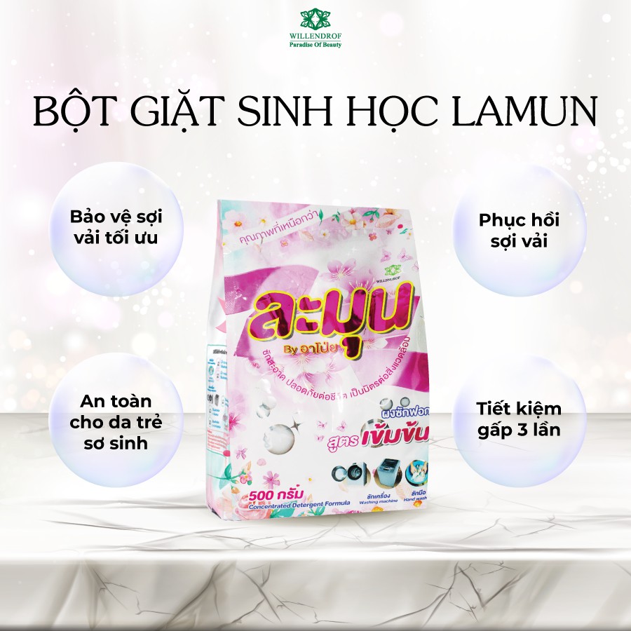 500GR BỘT GIẶT SINH HỌC LAMUN [CHÍNH HÃNG THÁI LAN]