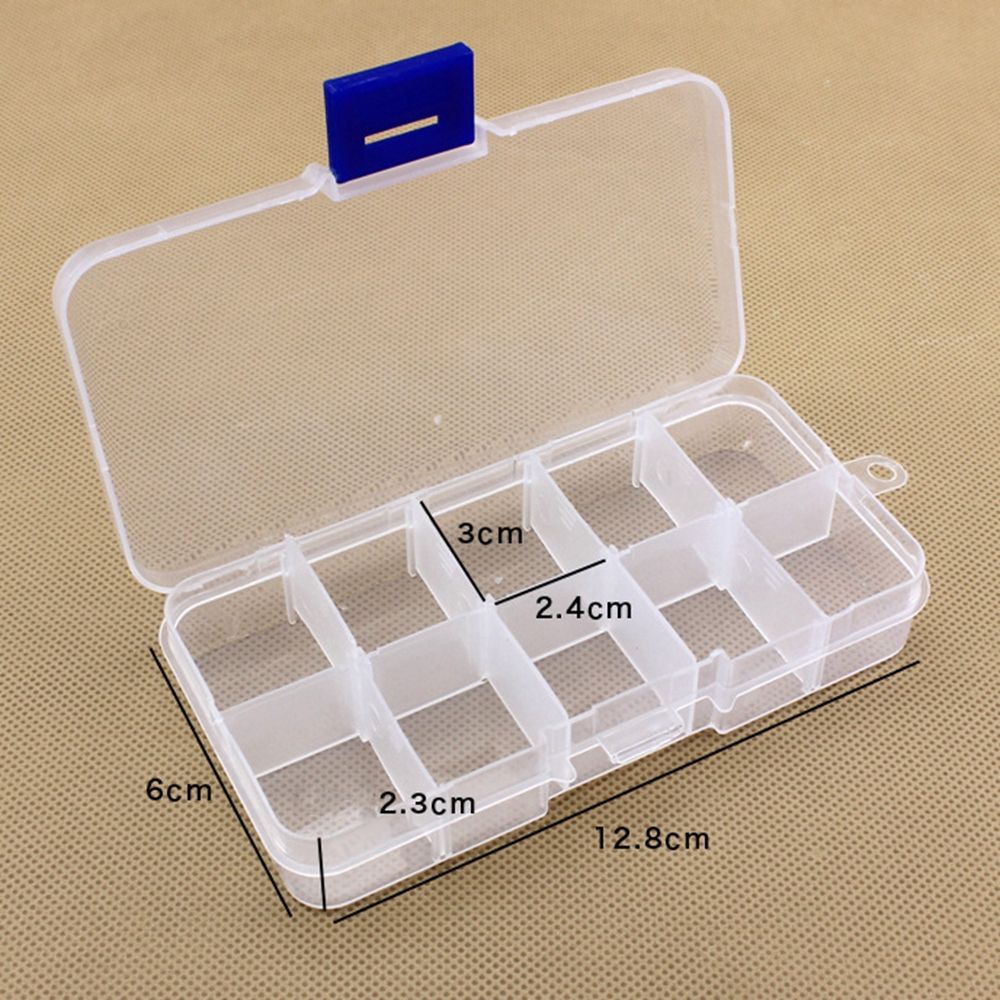 Hộp nhựa trong suốt đựng ốc vít trang sức tiện lợi chất lượng cao nhiều màu lựa chọn