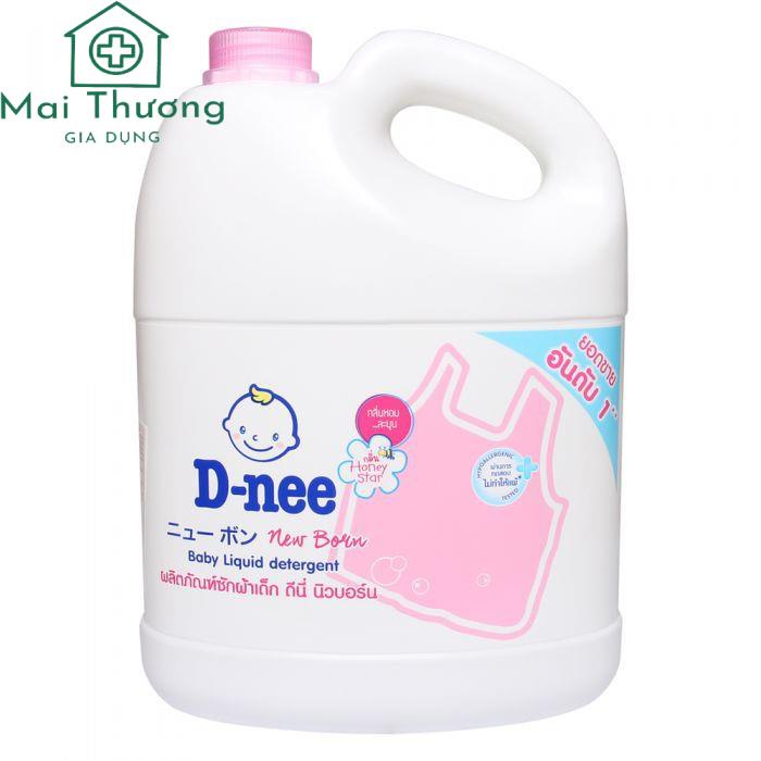 1 Thùng 4 Can Nước Giặt Dnee Thái Lan Nhập Khẩu-Cty Đại Thịnh-Team Nhãn Phụ