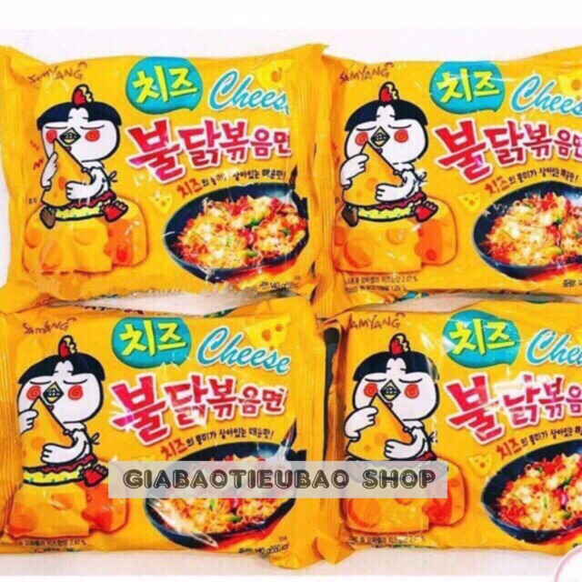 Combo 5 Gói Mì Samyang vị phomai 140gr