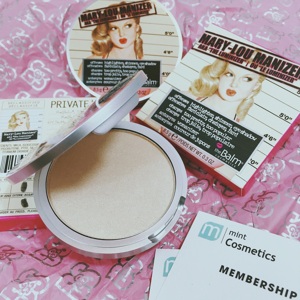 PHẤN TẠO KHỐI HIGHLIGHT MARY-LOU MANIZER THE BALM COSMETICS CHÍNH HÃNG