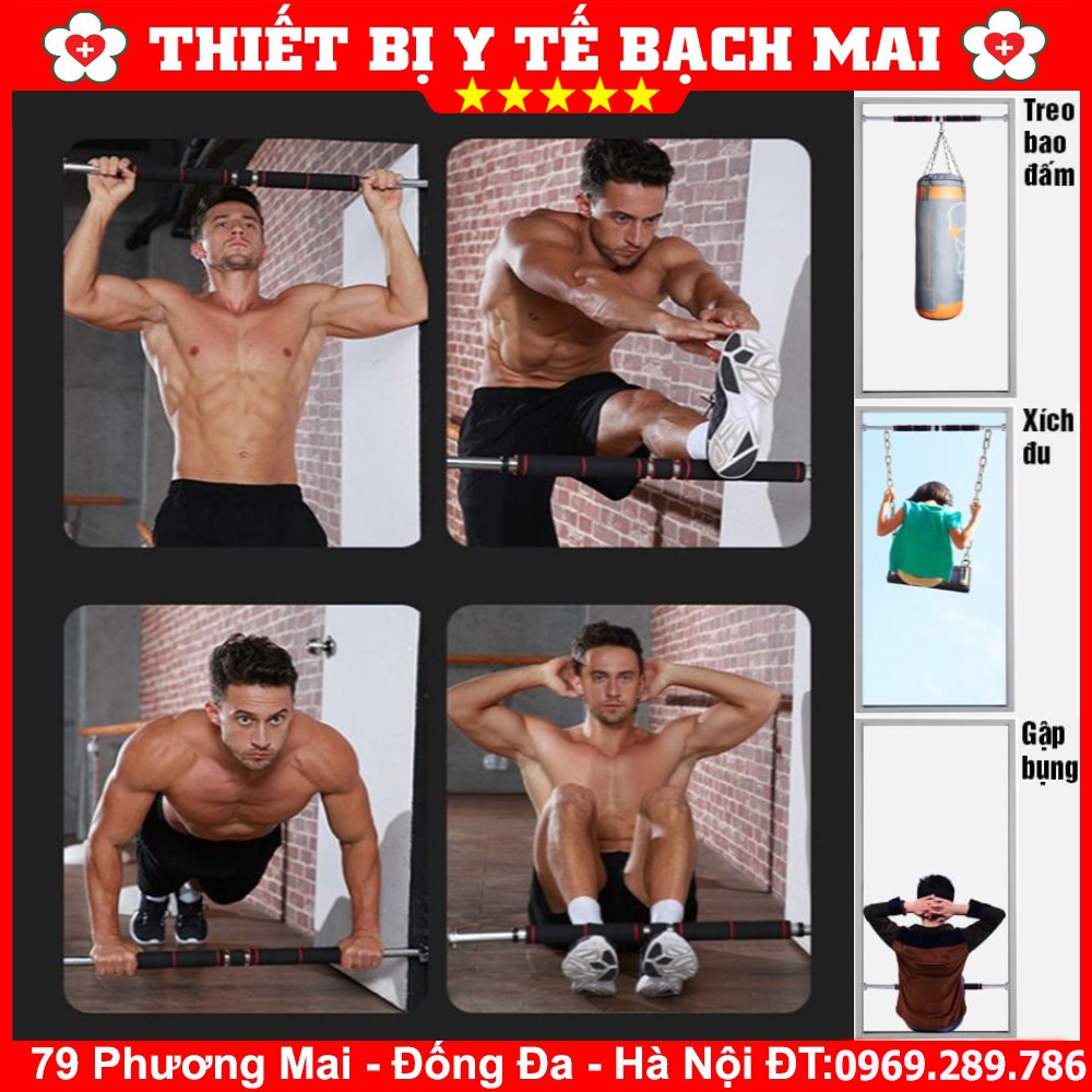 Xà Đơn Gắn Tường Di Động - Tuỳ Chỉnh Độ Dài Như Ý