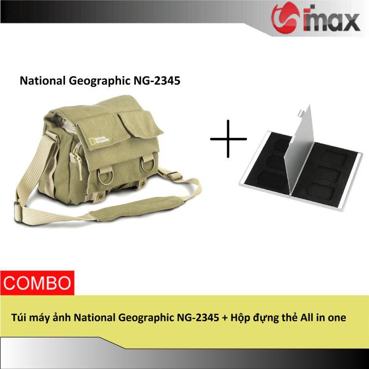 Túi máy ảnh National Geographic NG-2345 + Hộp đựng thẻ All in one