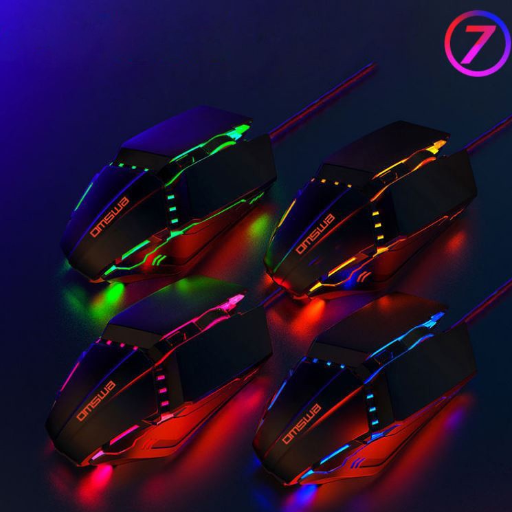 Chuột Cơ Học Có Dây LionKing Dùng Chơi Game, Văn Phòng Led Đổi Màu