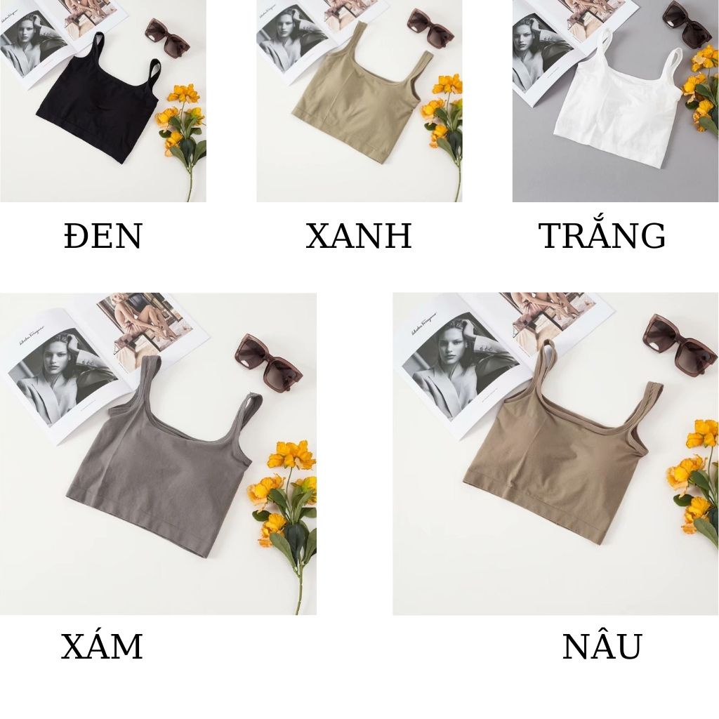 Áo bra 2 dây nữ đẹp, áo ngực không gọng xinh xắn B833