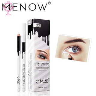 [Hàng mới về] Bút chì kẻ mắt Menow màu trắng chống nước lâu trôi