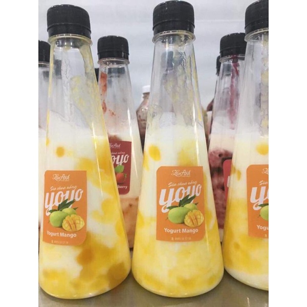 Chai Nhựa Tam Giác Đựng Trà Sữa 330ml - Chai Hình Tháp. Có Test Kiểm Định Chất Lượng