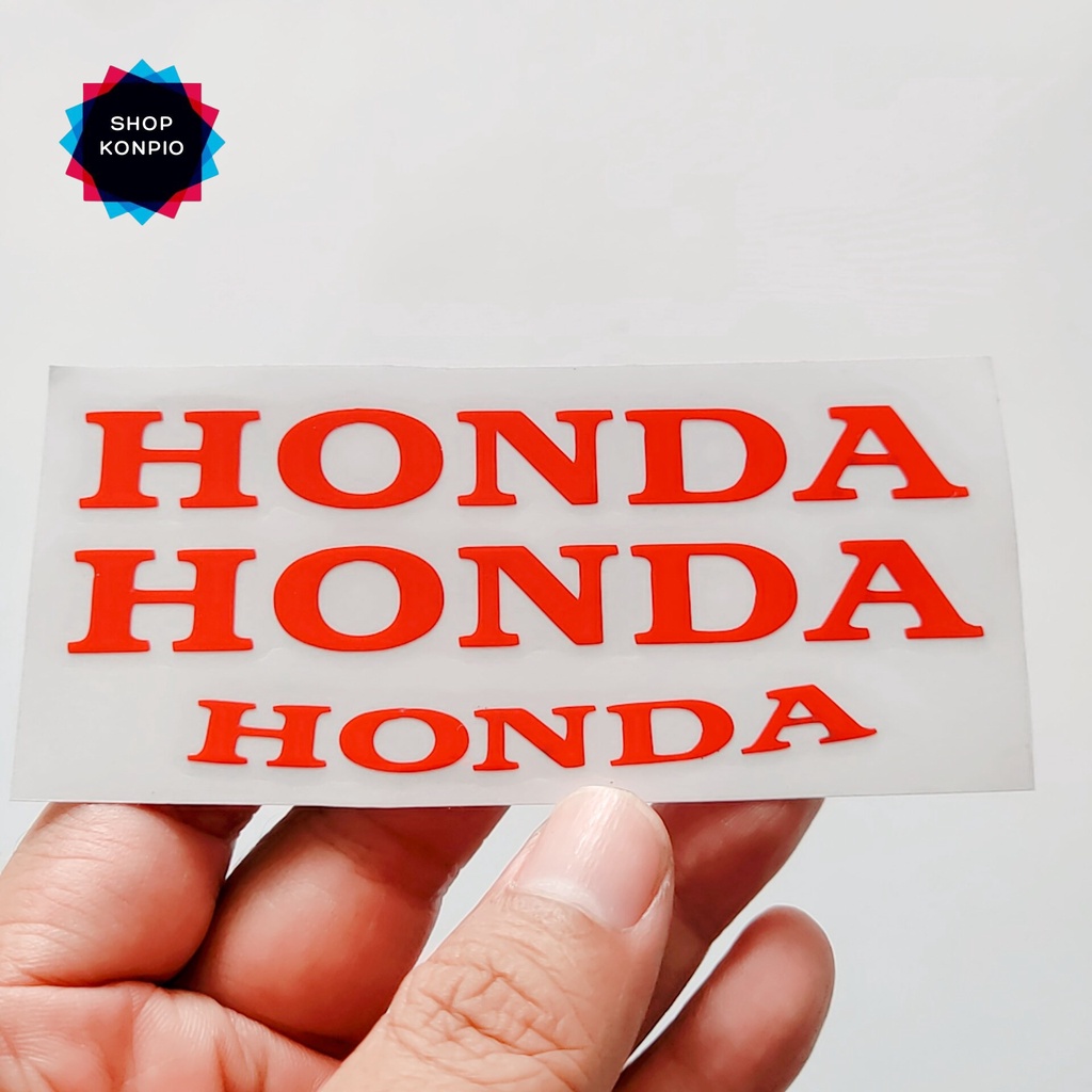 Tem Decal Chữ Honda Dán Xe (Sản Phẩm 1 Bộ Gồm 3 Tem)