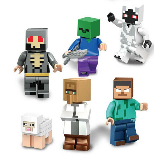 FOLLOW TẶNG 3KHÀNG CÓ SẴN Set 13 Mô Hình Lắp Ráp Lego Nhân Vật Trong Game Minecraft Thông Minh CHỌN MẪUVOUCHER100K