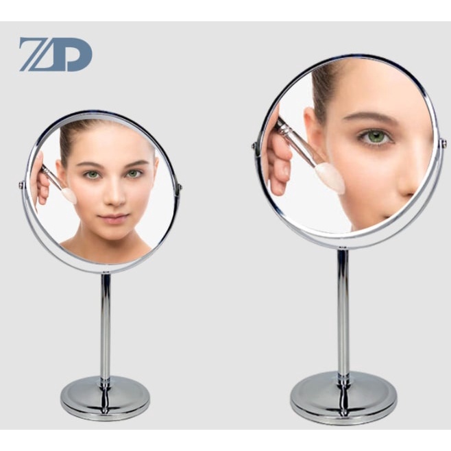 Gương trang điểm cỡ lớn xoay 360 độ - Gương để bàn 2 mặt cỡ đại siêu đẹp