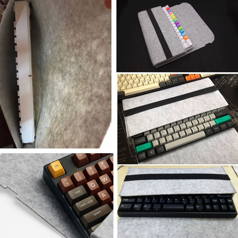 Túi Đựng Bàn Phím Cơ 60% 68 87 104 Ngăn Tiện Lợi