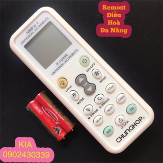 REMOTE MÁY LẠNH ĐA NĂNG CHUNGHOP K-1028E - ĐIỀU KHIỂN ĐIỀU HÒA ĐA NĂNG CHUNGHOP K-1028E