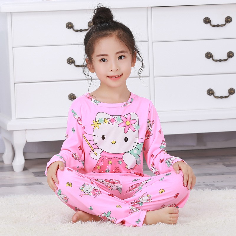 Bộ pijama in hình nhân vật hoạt hình cho bé