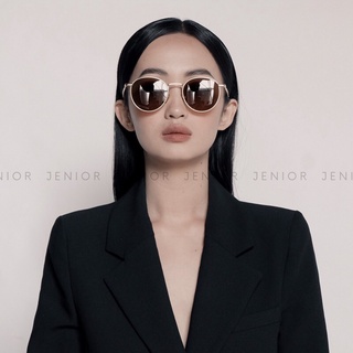 | JENIOR | Kính Mát Round Retro - Kính Mát Gọng Kim Loại, Form Tròn, Unisex