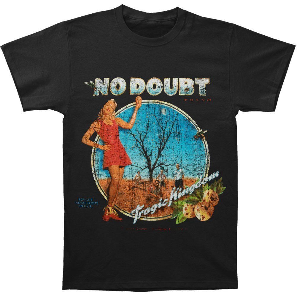 Fashion creativity No Doubt Tragic Kingdom Oversize man tees Fitness gildan cotton tees men Short Sleeve cotton Graphic gildan Tee