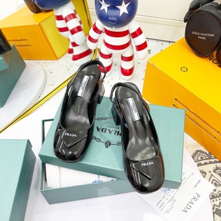 Sandal spsl mũi tròn gót trụ fullbox
