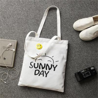 Túi tote vải bố đựng đồ sunny day phong cách cá tính cho bạn nữ