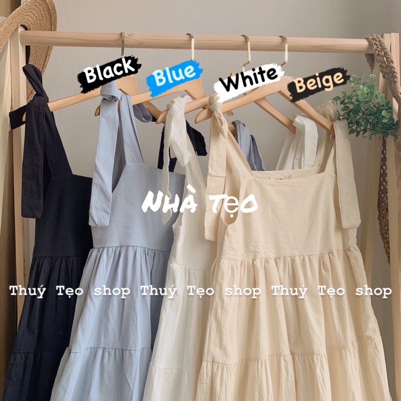 Váy hai dây thô đũi quai bản to điều chỉnh dây - ( sẵn/ảnh thật) | BigBuy360 - bigbuy360.vn