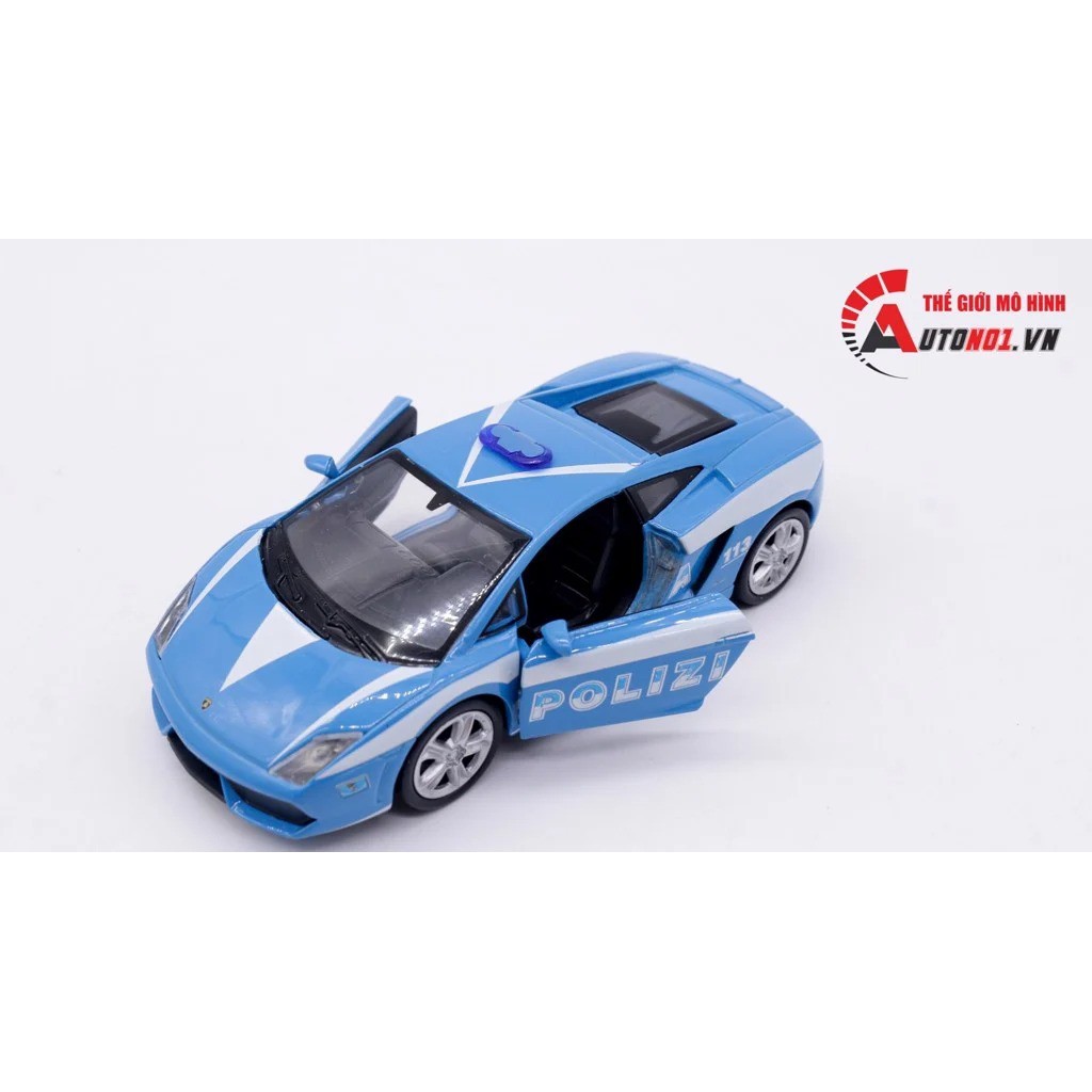 MÔ HÌNH XE LAMBORGHINI GALLARDO LP560-4 POLICE 1:36 WELLY 4811