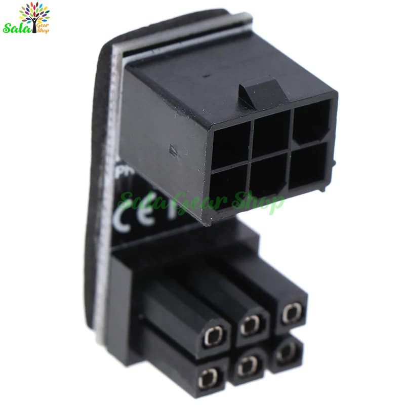 Chuyển góc cắm 180 độ dây nguồn VGA 6pin và 8pin