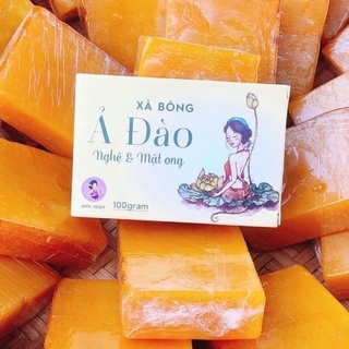 Xà bông nghệ mật ong - xà bông mướp đắng làm mịn trắng hồng da