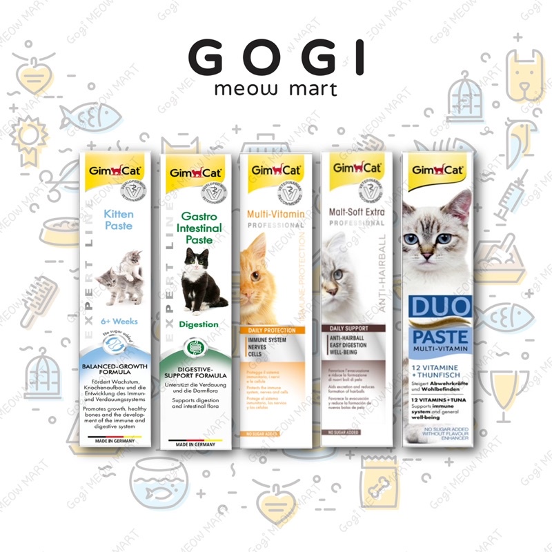 Gimcat - Gel dinh dưỡng hỗ trợ sức khoẻ cho mèo (Hàng công ty) - Thức ăn dinh dưỡng thú cưng Gogi Meow Mart