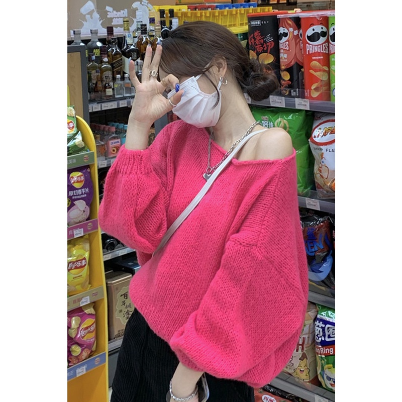 (ORDER TAOBAO) ÁO LEN TRỄ VAI DÁNG RỘNG