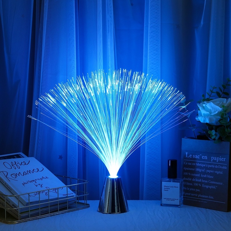 Đèn LED Sợi Quang Thay Đổi Màu Sắc Sáng Tạo Sử Dụng Pin