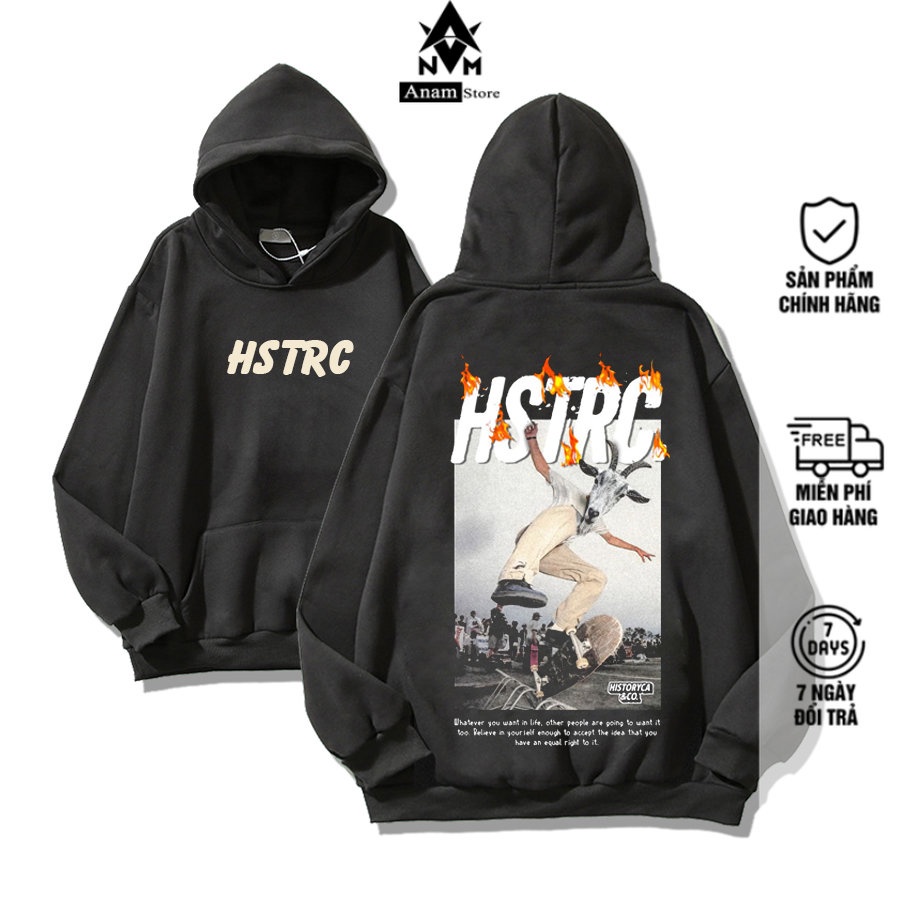 ÁO HOODIE FORM RỘNG NAM NỮ HSTRC