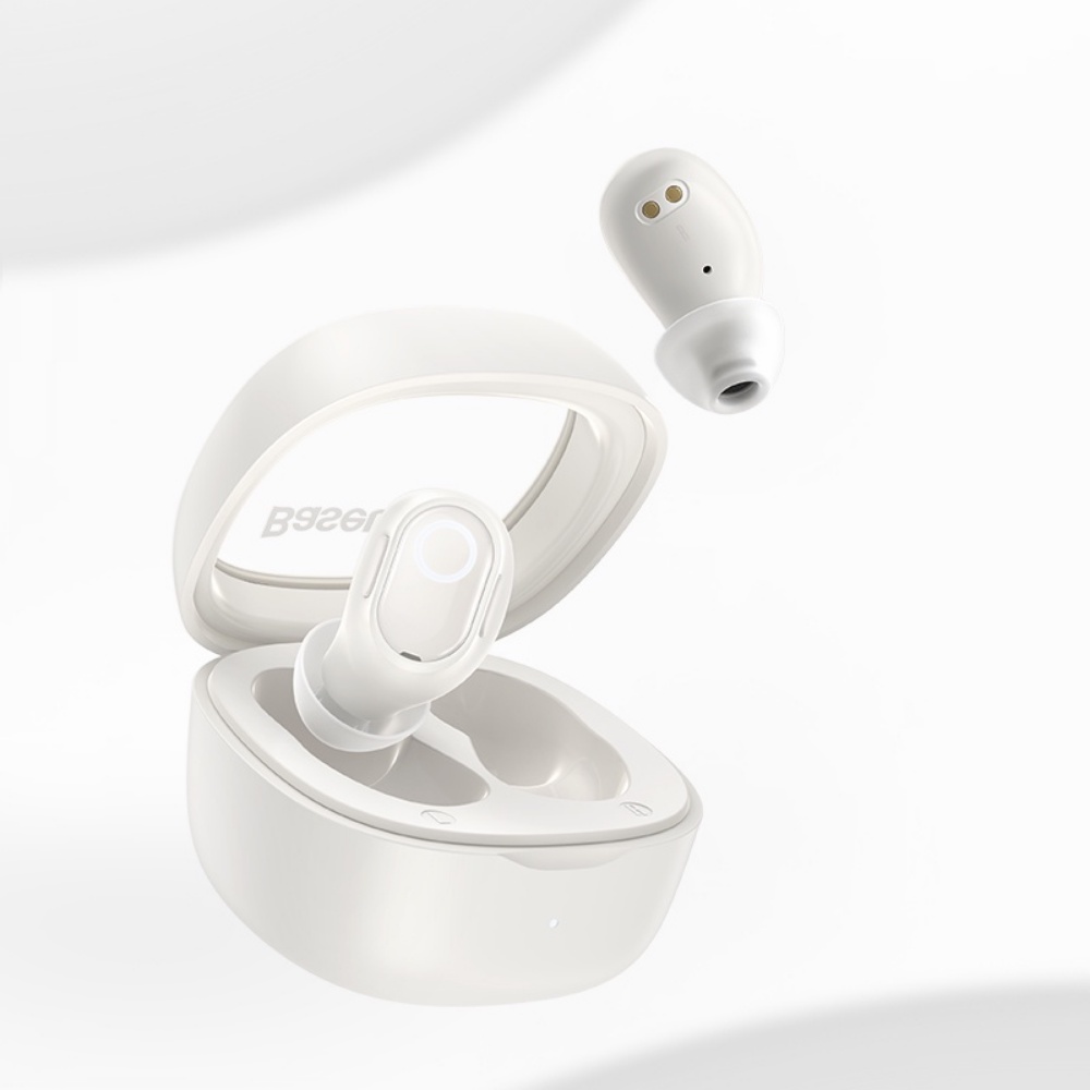 Tai Nghe Bluetooth Không Dây Baseus WM02/WM01 - Bluetooth 5.3, Kháng Nước IPX5, Chống Ồn, Nghe Nhạc Liên Tục 25 Giờ