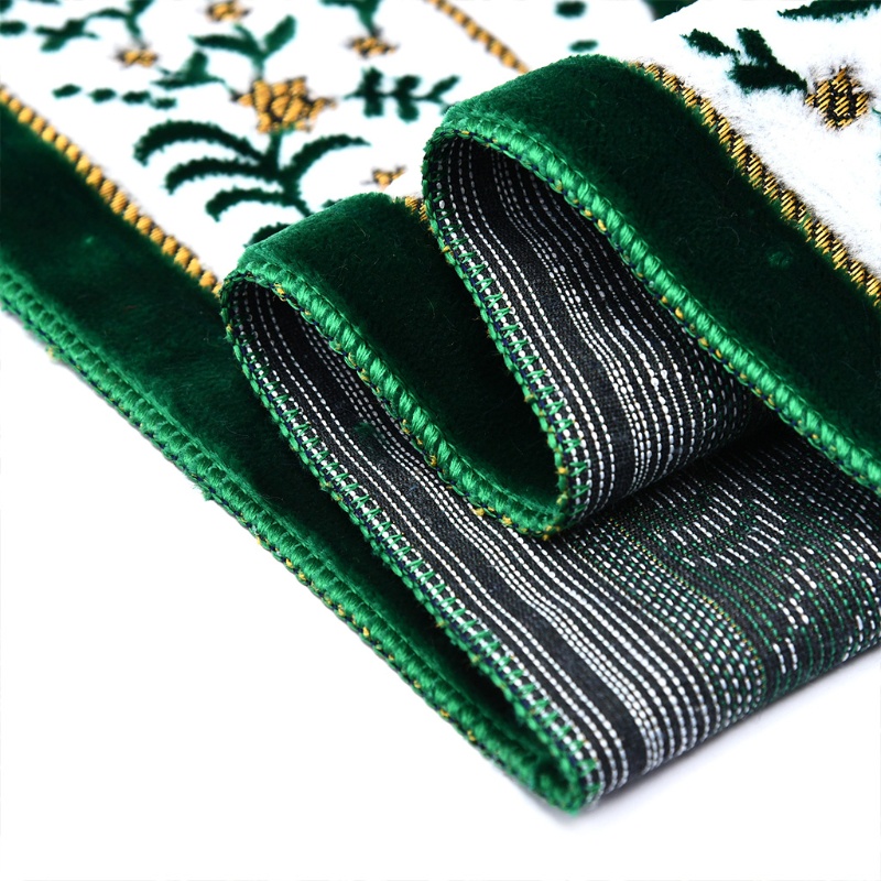 Thảm Cầu Nguyện In Hoa Tua Rua Phong Cách Hồi Giáo