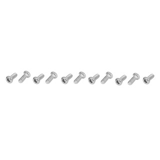 0.4mm Pitch M2 Stainless Steel Hex Socket Button Head Screws 100 Pcs