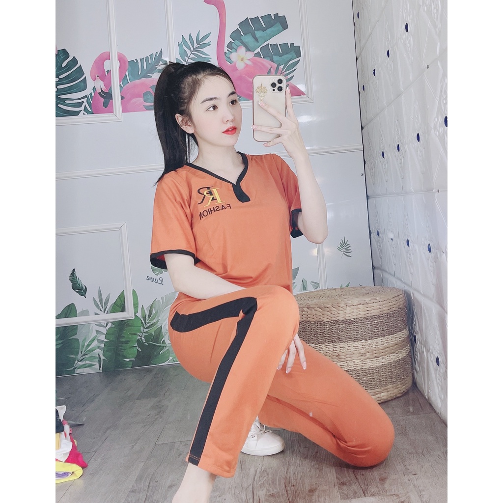 Đồ bộ nữ cotton mềm mại thoáng mát không xù không chùn | BigBuy360 - bigbuy360.vn
