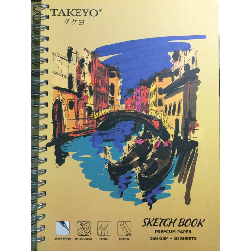 Sketch Book A4 TAKEYO 160gsm