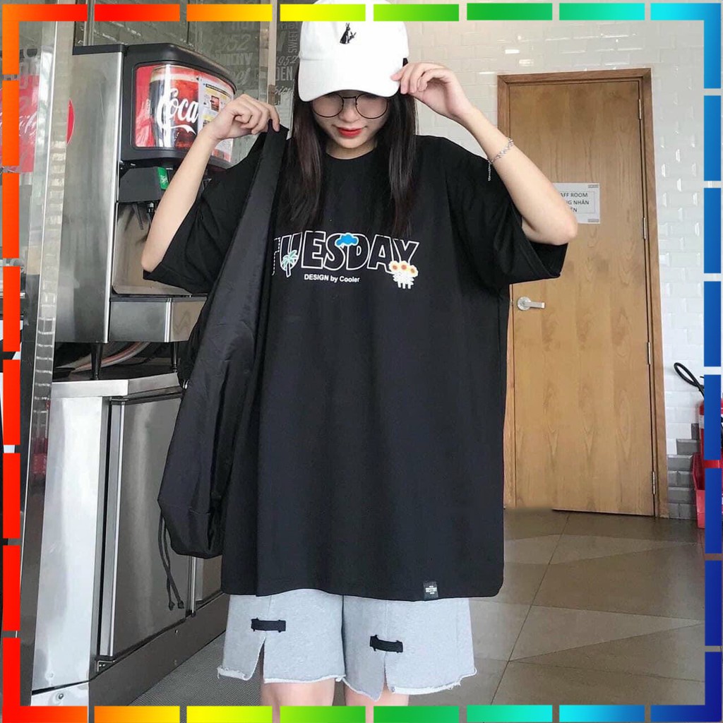 ( ẢNH THẬT ) - SET THỤNG SU CHẤT COTTON ÁO WEST XUÔNG  RỘNG DÁNG HÀN KÈM QUẦN SOOC XẺ NỐI CỰC ĐẸP | BigBuy360 - bigbuy360.vn