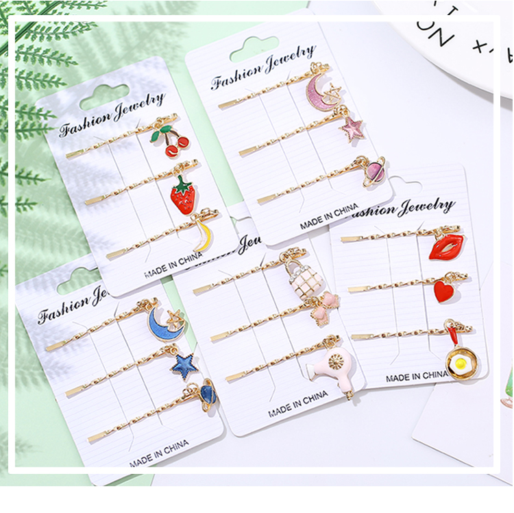 Kẹp tóc xinh xắn nhiều kiểu dáng dễ phối phong cách Hàn Quốc cho nữ