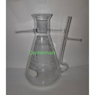 Phễu chiết tách ly tinh dầu dạng bình đứng - tích hợp - tách ly tinh dầu và nước bão hòa 500 ml