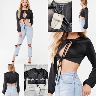 Áo F21 tay dài cột dây chất cực đẹp