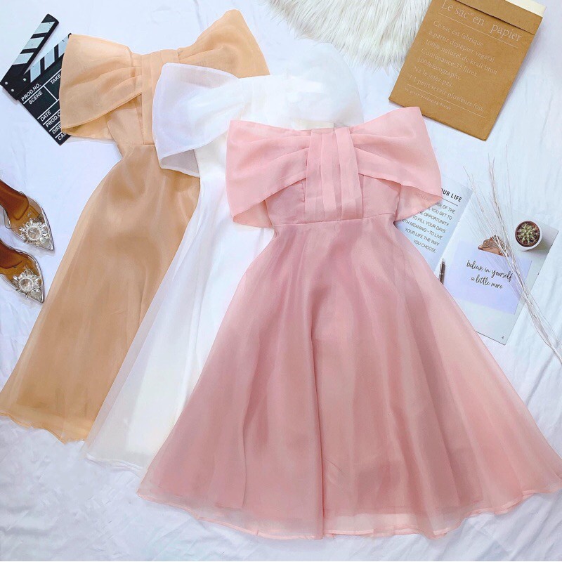 [ẢNH THẬT] V221 VÁY ĐẦM TRẮNG XOÈ DỰ TIỆC, DẠ HỘI KỶ YẾU PROM, VÁY CÔNG CHÚA TIỂU THƯ TRỄ VAI, ĐẦM THIẾT KẾ DỰ TIỆC CƯỚI | BigBuy360 - bigbuy360.vn