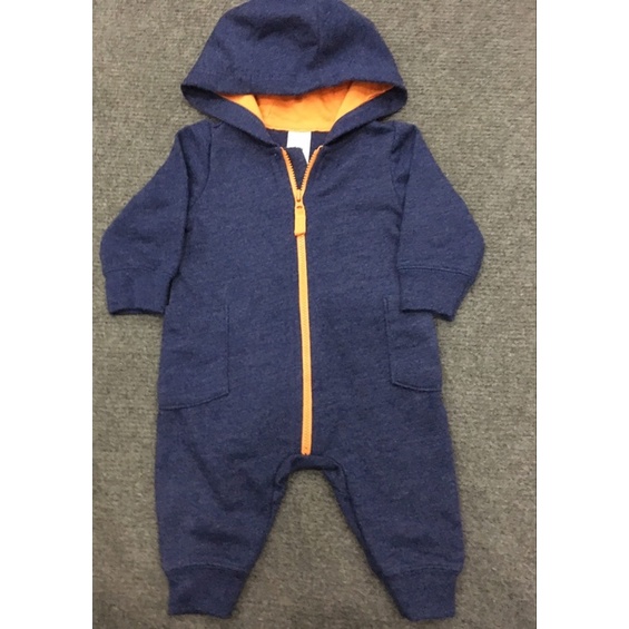 Sleepsuit / Bodysuit bộ body dài tay không tất chân (vớ) xuất dư cho bé trai và bé gái