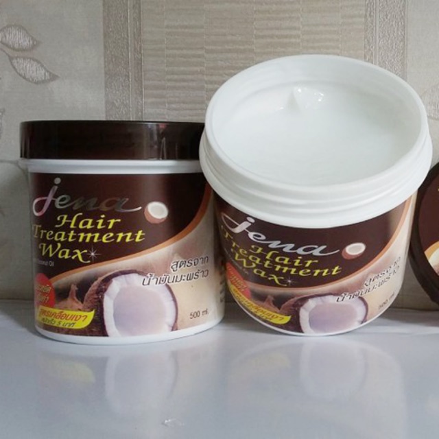 Hấp tóc dừa phục hồi hư tổn, giảm gãy rụng tóc Jena Hair Treatment Wax