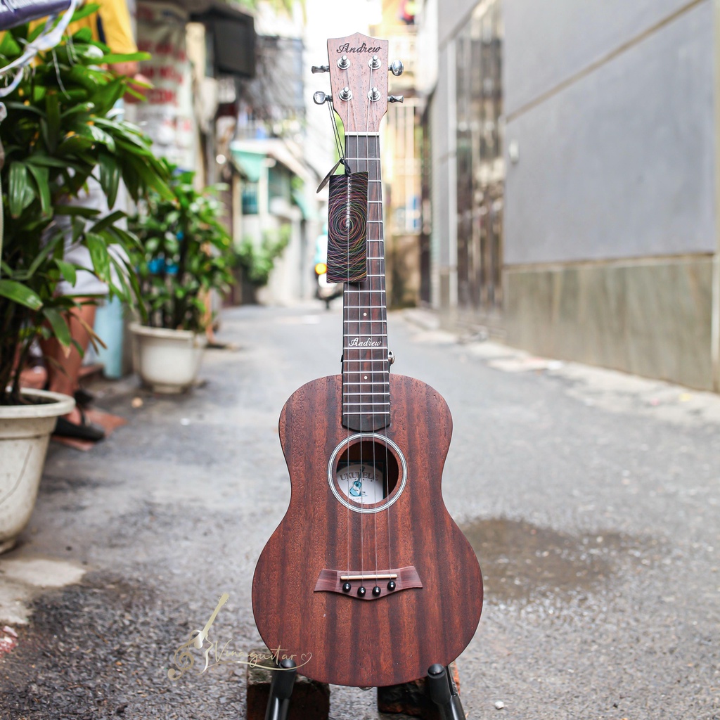 Đàn ukulele concert tenor Andrew Y8 - tặng full phụ kiện - vinaguitar phân phối chính hãng