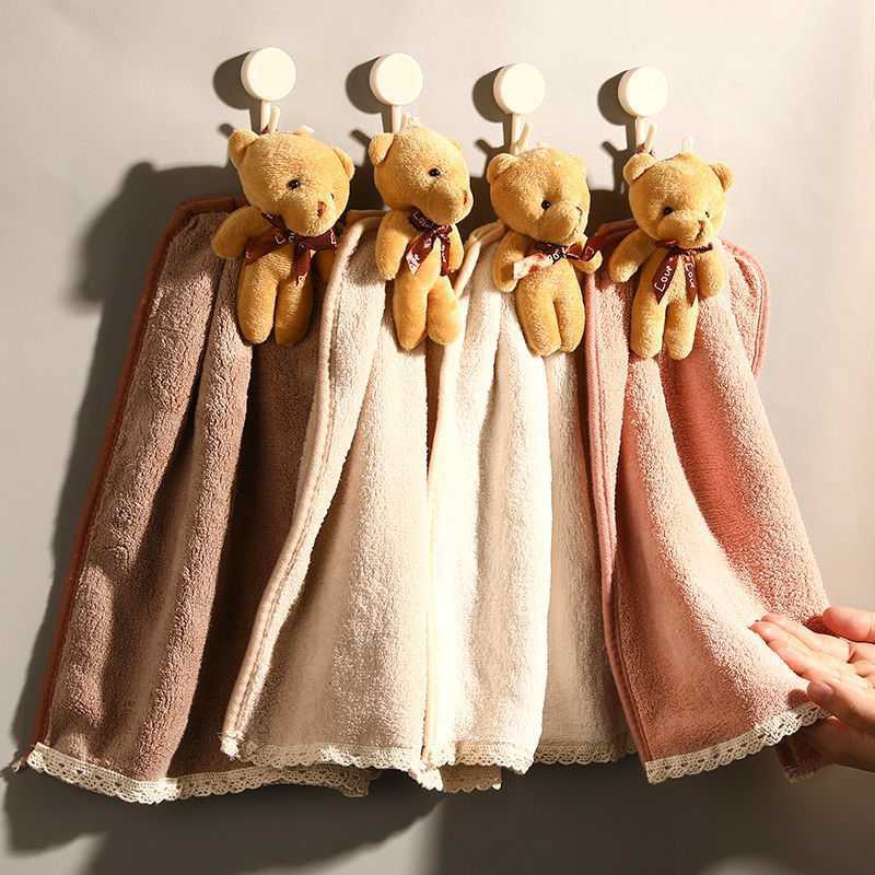 Khăn lau tay nhà bếp hình gấu teddy cực xinh yêu
