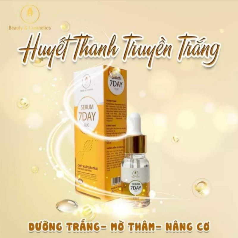 Serum Huyết Thanh Truyền Trắng Trắng 7 Day Olic