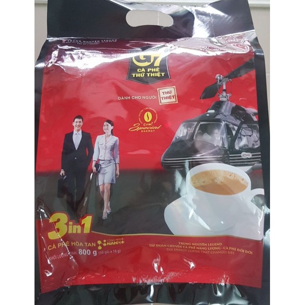 Cà phê sữa G7 3 in 1 bịch 50 gói 800g