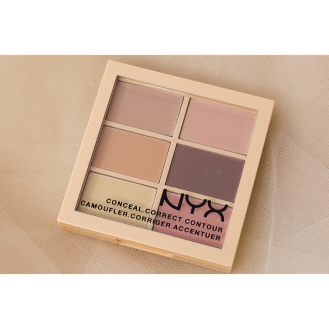 Bảng kem che khuyết điểm màu sắc Nyx - Conceal correct contour